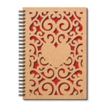 Agenda cu coperti din lemn - Inimioara