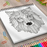 Animal Mandala 2 - Carte de colorat pentru adulti