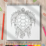 Animal Mandala 2 - Carte de colorat pentru adulti