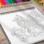 Animal Mandala 2 - Carte de colorat pentru adulti