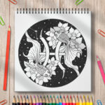 Zodiac - Carte de colorat pentru adulti