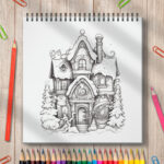 Carte de colorat cadou