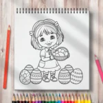 Carte de colorat de Paste