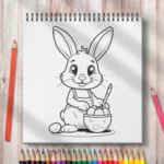 Carti de colorat de Paste