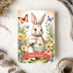 Felicitare Paste Iepuras si ou