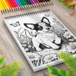 Carte de Colorat cu Catelusi