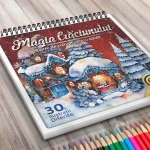 Carte de Colorat pentru Adulti - Magia Craciunului