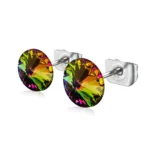 Cercei cristal Preciosa vitrail medium 6mm, tip surub