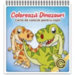 Coloreaza Dinozauri - Carte de colorat pentru copii