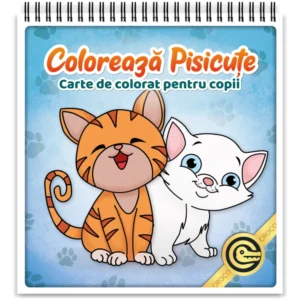 Coloreaza Pisicute - Carte de colorat pentru copii