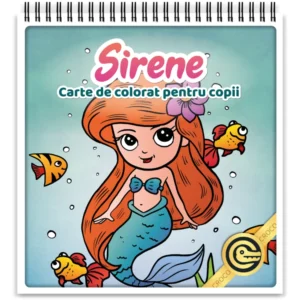 Sirene - Carte de colorat pentru copii