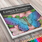 Lumea Fluturilor - Carte de colorat pentru adulti