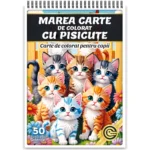 Marea Carte de Colorat cu Pisicute