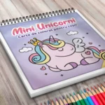 Mini Unicorni - Carte de colorat pentru copii