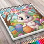 Un Paste Colorat - Carte de colorat pentru copii