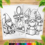 Carte de colorat de Craciun