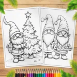 Carte de colorat de Craciun