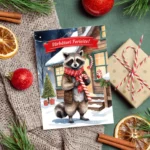 Felicitare Craciun cu Raton