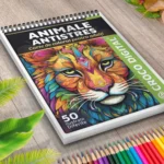 Animale Antistres Carte de colorat pentru adulti