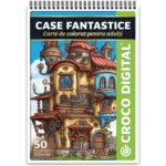 Case Fantastice - Carte de colorat pentru adulți