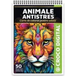 Animale Antistres Carte de colorat pentru adulti