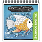 Oceanul Magic - Carte de colorat pentru adulți