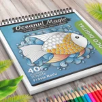 Oceanul Magic - Carte de colorat pentru adulți 2